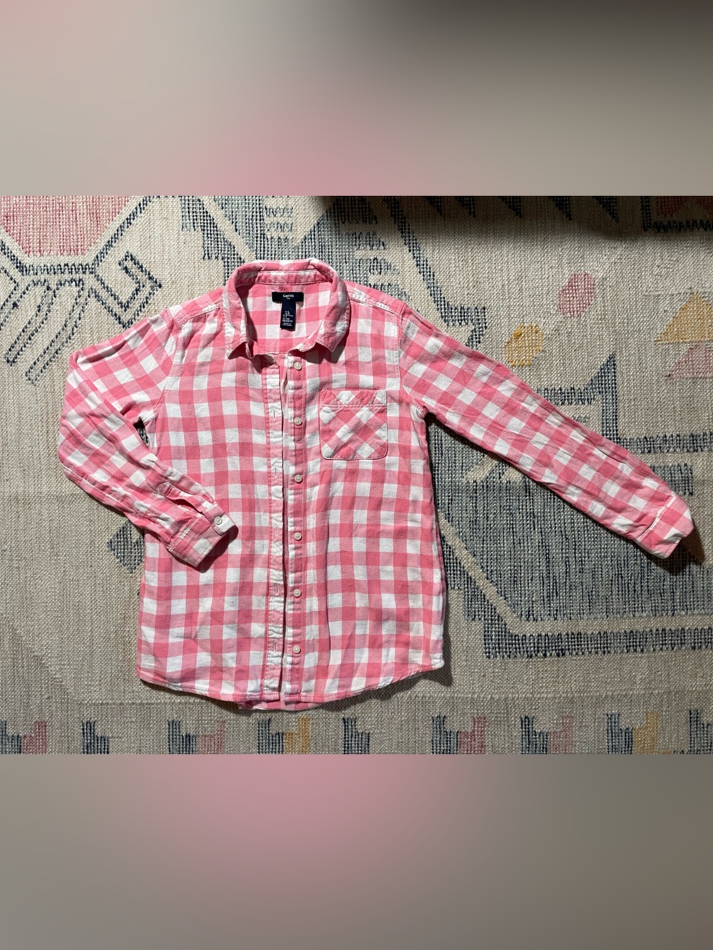GAP Plaid Button-Down Shirt for Kids L(10-11)